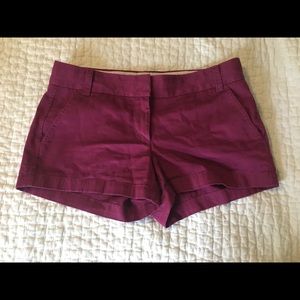 J. Crew 3” Stretch Chino Shorts. Size 6.